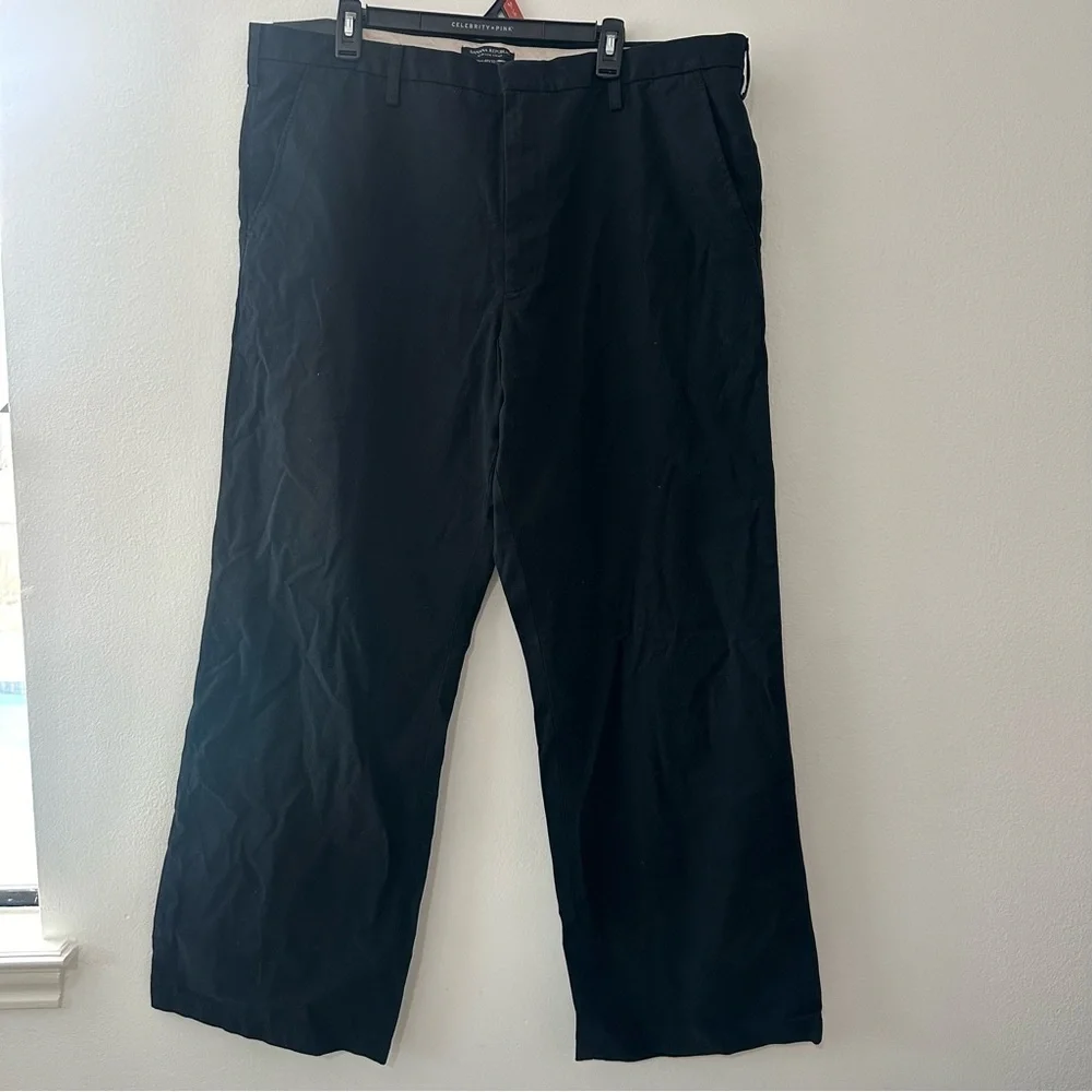 Banana Republic Dawson Chino Pants Black 40x32 Relaxed Fit NWT
